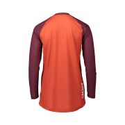 Tricou ciclism MTB POC MTB Pure LS Jersey W - Propylene Red/Agate Red