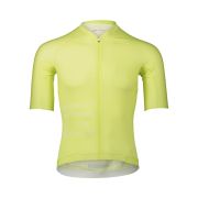 Tricou ciclism șosea POC Pristine Print Jersey - Lemon Calcite
