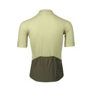 Tricou ciclism șosea POC Essential Road Logo Jersey - Prehnite Green/Epidote Green
