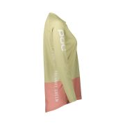 Tricou ciclism MTB POC MTB Pure LS Jersey W - Prehnite Green/Rock Salt