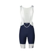 Pantaloni scurți ciclism cu bretele POC Raceday Bibshorts - Turmaline Navy / Hydrogen White