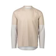 Tricou ciclism MTB POC Essential MTB LS Jersey - Light Sandstone Beige