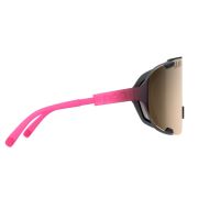 Ochelari ciclism POC Devour BSM - Fluorescent Pink/Uranium Black Translucent