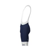 Pantaloni scurți ciclism cu bretele POC Raceday Bibshorts - Turmaline Navy / Hydrogen White