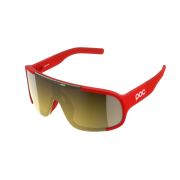 Ochelari ciclism POC Aspire - Prismane Red/Clarity Road/Partly Sunny Gold