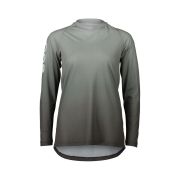 Tricou ciclism MTB POC Essential MTB Lite LS Jersey W - Gradient Sylvanite Grey