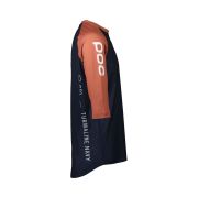 Tricou ciclism MTB POC MTB Pure 3/4 Jersey - Turmaline Navy/Himalayan Salt