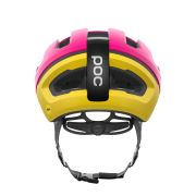 Cască ciclism șosea POC Omne Air MIPS - Rhos Red Matt/Citrine Yellow Matt