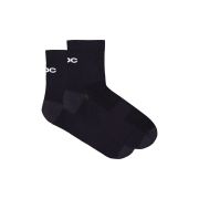 Șosete ciclism șosea scurte POC Cadence Road Short Socks - Uranium Black