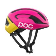 Cască ciclism șosea POC Omne Air MIPS - Rhos Red Matt/Citrine Yellow Matt