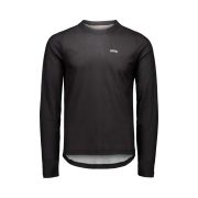 Tricou ciclism MTB POC Motion Air L/S Jersey - Uranium Black