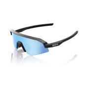 Ochelari ciclism 100% Slendale XS - Matte Black / HiPER Blue Multilayer Mirror
