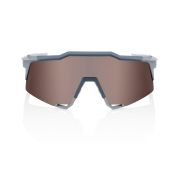Ochelari ciclism 100% Speedcraft - Soft Tact Stone Grey / HiPER Crimson Silver Mirror Lens