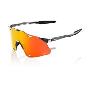 Ochelari ciclism 100% Hypercraft - Black Chrome / HiPER Red Mirror