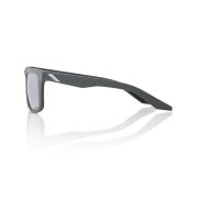 Ochelari de soare 100% Blake - Soft Tact Cool Grey / HiPER Crimson Silver Mirror Lens