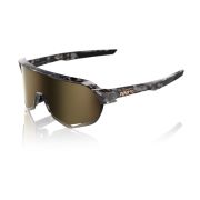Ochelari ciclism 100% S2 - Gloss Black Havana / Soft Gold Mirror