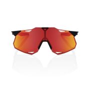 Ochelari ciclism 100% Hypercraft XS - Soft Tact Black / HiPER Red Multilayer Mirror Lens