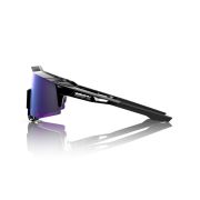 Ochelari ciclism 100% Speedcraft - Polished Black / HiPER Polarized Lavender Mirror