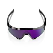 Ochelari ciclism 100% Speedcraft - Polished Black / HiPER Polarized Lavender Mirror