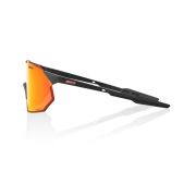 Ochelari ciclism 100% Hypercraft SQ - Soft Tact Black / HiPER Red Multilayer Mirror Lens