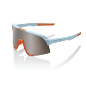 Ochelari ciclism 100% S3 - Soft Tact Two Tone / HiPER Silver Mirror Lens