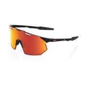 Ochelari ciclism 100% Hypercraft SQ - Soft Tact Black / HiPER Red Multilayer Mirror Lens