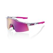 Ochelari ciclism 100% Speedcraft SL - Polished Translucent Grey / Purple Multilayer Mirror Lens
