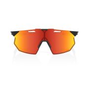 Ochelari ciclism 100% Hypercraft SQ - Soft Tact Black / HiPER Red Multilayer Mirror Lens