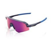 Ochelari ciclism 100% Slendale SL Satin Storm Metallic - Purple Mirror Lens