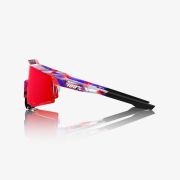 Ochelari ciclism 100% Speedcraft FDJ - Gloss Translucent Red/Blue / HiPER Fire Red Mirror Lens