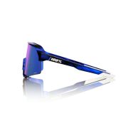 Ochelari ciclism 100% S3 RBH - Gloss Blue Holographic / HiPER Royal Blue Mirror Lens