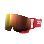 Ochelari schi POC Nexal Mid - Prismane Red/Partly Sunny Orange