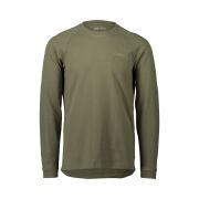 Bluză schi POC Poise Crew Neck - Epidote Green