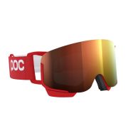 Ochelari schi POC Nexal Mid - Prismane Red/Partly Sunny Orange