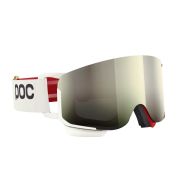 Ochelari schi POC Nexal Mid - Rouge/Blanc/Partly Sunny Ivory