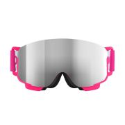Ochelari schi copii POC Nexal - Fluorescent Pink/Partly Sunny Silver