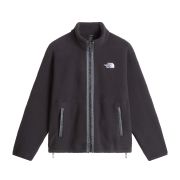 Polar The North Face Fleeski Full Zip Jacket pentru bărbați - negru Black | fleece reciclat