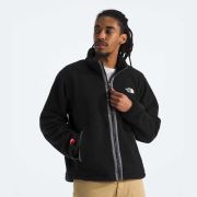Polar The North Face Fleeski Full Zip Jacket pentru bărbați - negru Black | fleece reciclat