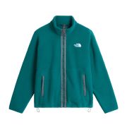 Polar The North Face Fleeski Full Zip Jacket pentru bărbați - verde petrol Pacific Teal | fleece reciclat