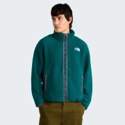 Polar The North Face Fleeski Full Zip Jacket pentru bărbați - verde petrol Pacific Teal | fleece reciclat