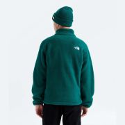 Polar The North Face Fleeski Full Zip Jacket pentru bărbați - verde petrol Pacific Teal | fleece reciclat
