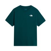 Tricou The North Face Evolution Box NSE Regular pentru bărbați - verde petrol Pacific Teal | poliester reciclat
