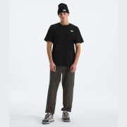 Tricou The North Face Evolution Simple Dome Regular pentru bărbați - negru Black | poliester reciclat