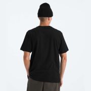 Tricou The North Face Evolution Simple Dome Regular pentru bărbați - negru Black | poliester reciclat