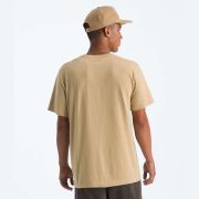 Tricou The North Face Evolution Simple Dome Regular pentru bărbați - bej Khaki Stone | poliester reciclat