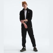 Bluză polar The North Face Glacier pentru bărbați - negru Black | poliester 100% reciclat