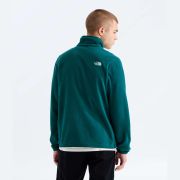 Bluză polar The North Face Glacier pentru bărbați - verde petrol Pacific Teal | poliester 100% reciclat