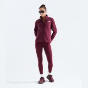 Bluză polar The North Face Glacier pentru damă - bordo Burgundy Crush | poliester 100% reciclat