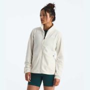 Bluză polar The North Face Glacier pentru damă - alb White Dune | poliester 100% reciclat