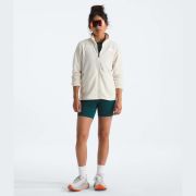 Bluză polar The North Face Glacier pentru damă - alb White Dune | poliester 100% reciclat